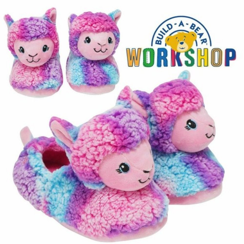 Build A Bear Non Skid Plush Slipper
